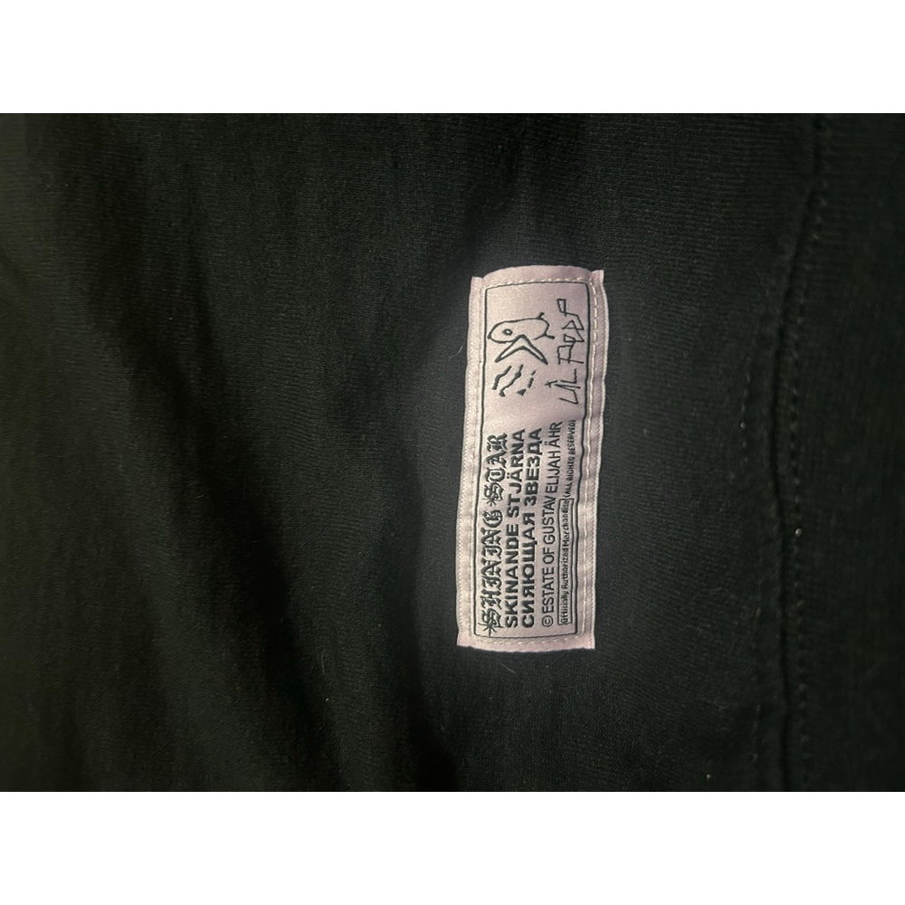 Men's Lil Peep Black Hoodie M with White Logo - Picture 5 of 7